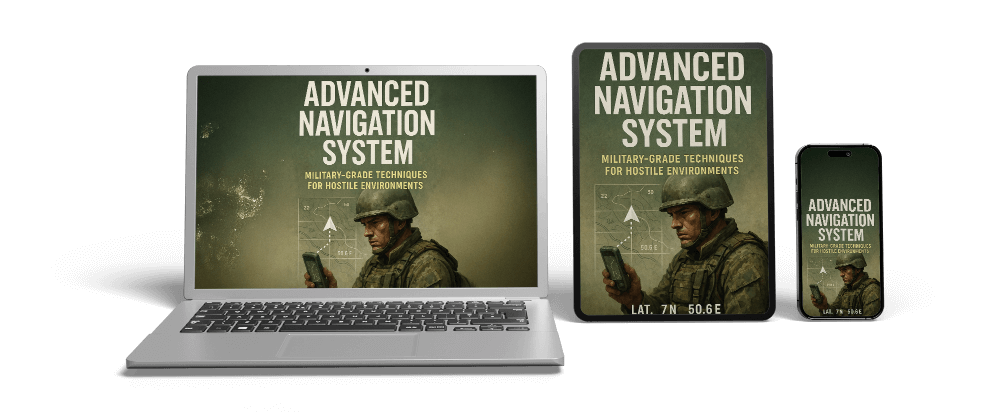 Cover image of The Navigation System guide featuring a map, compass, and stars.